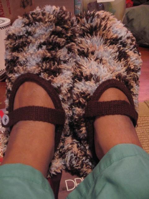 Des chaussons en laine